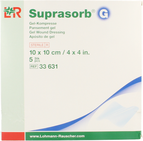 Suprasorb g Kompres New 10x 10cm 5 33631 5