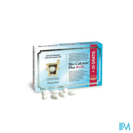 Bio-calcium Plus K+d3 Tabl 120+30 Promo