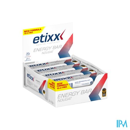 Etixx Energy Bar Nougat 12x37g