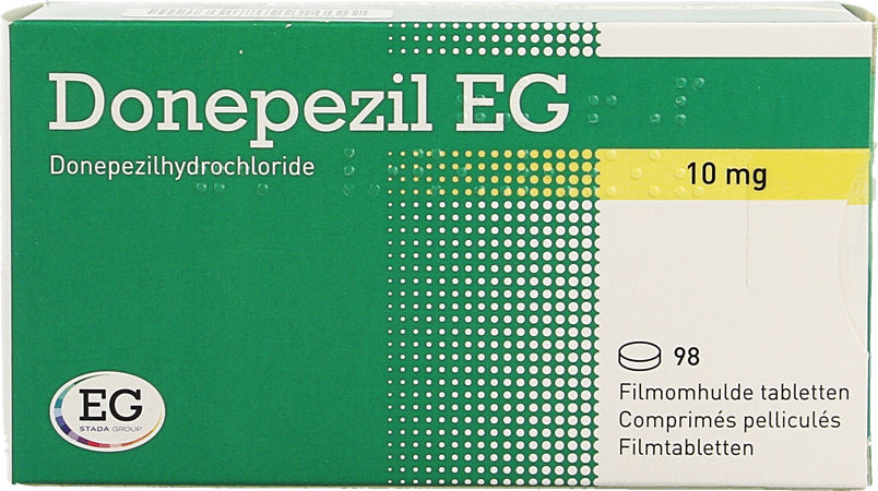 Donepezil EG 10,0Mg Filmomh Tabl 98X10,0Mg 1