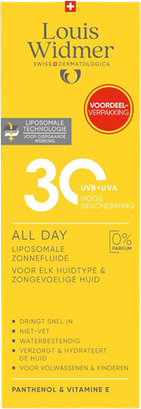 Widmer All Day 30 Value Pack Zonder Parfum 200ml 1