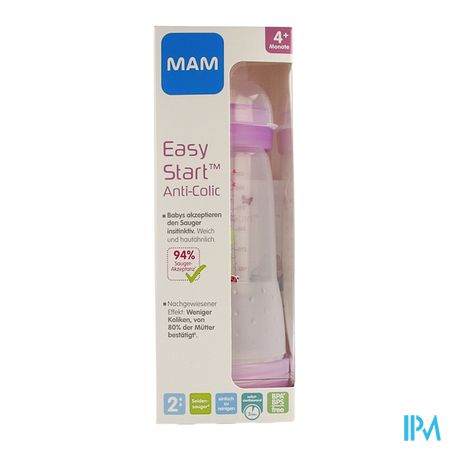 Mam Zuigfles Easy Start A/colic 320ml Meisje 1