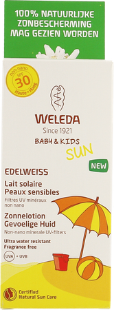 Weleda Edelweiss Zonnelotion Gev. Huid Ip30 150ml 1