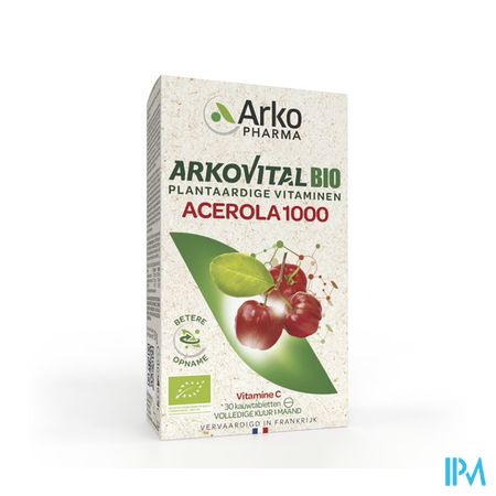 Arkovital Acerola 1000 Bio Kauwtabl 30