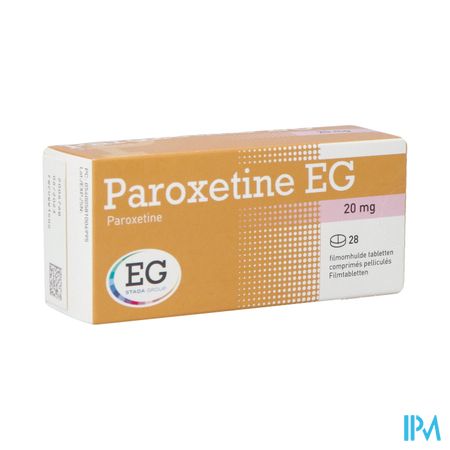 Paroxetine EG         Filmomh Tabl 28X20Mg Blister