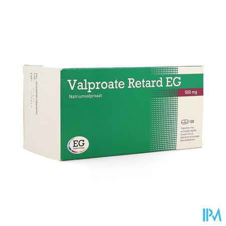 Valproate Retard EG 500Mg Verl Afgifte Tabl 100