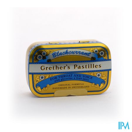 Grether's Pastilles Blackcurrant Past 110g