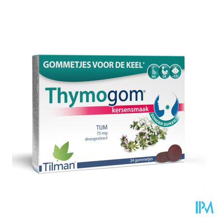 Thymogom Gommetjes Tijmextract 24