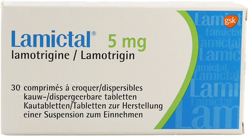 Lamictal Disp Comp 30 X 5mg Blister 1