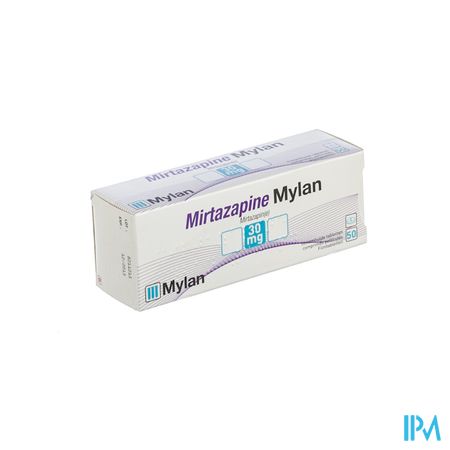 Mirtazapine Viatris 30mg Tabl 50