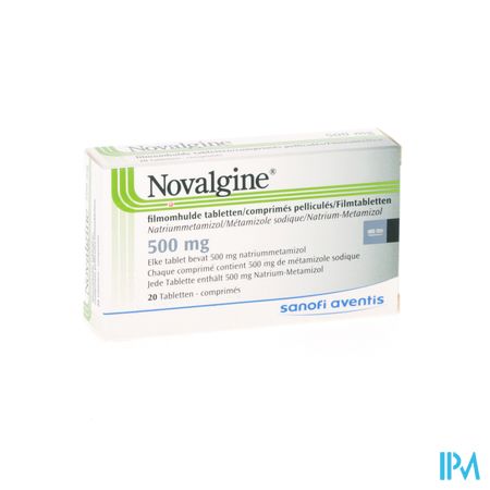 Novalgine Comp. Oblong 20 X 500mg