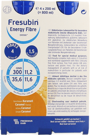 Fresubin Energy Fibre Drink 200ml Caramel 3