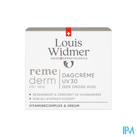 Widmer Remederm Dagcreme Uv30 Parf Pot 50ml