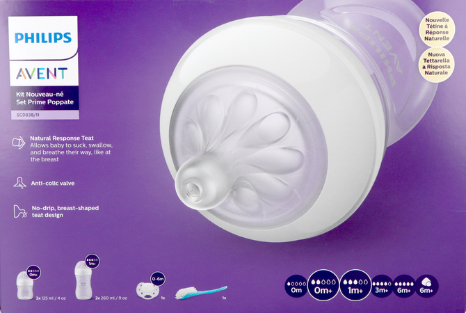 Philips Avent Natural 3.0 Starterset Zuigfles 4 3