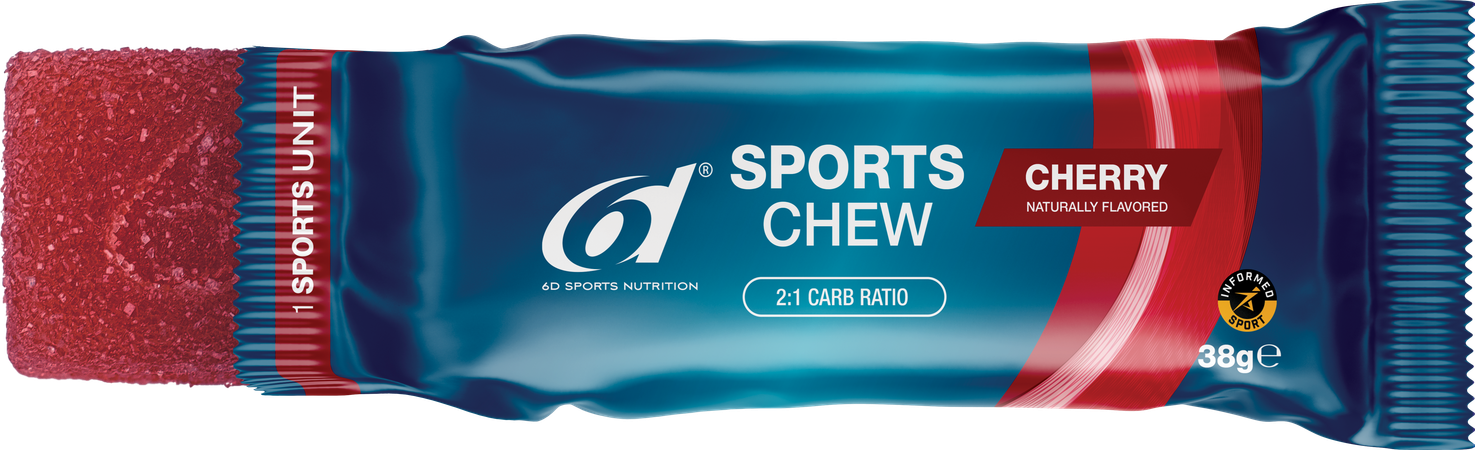 6d Sports Chew Cherry 10x38g 2