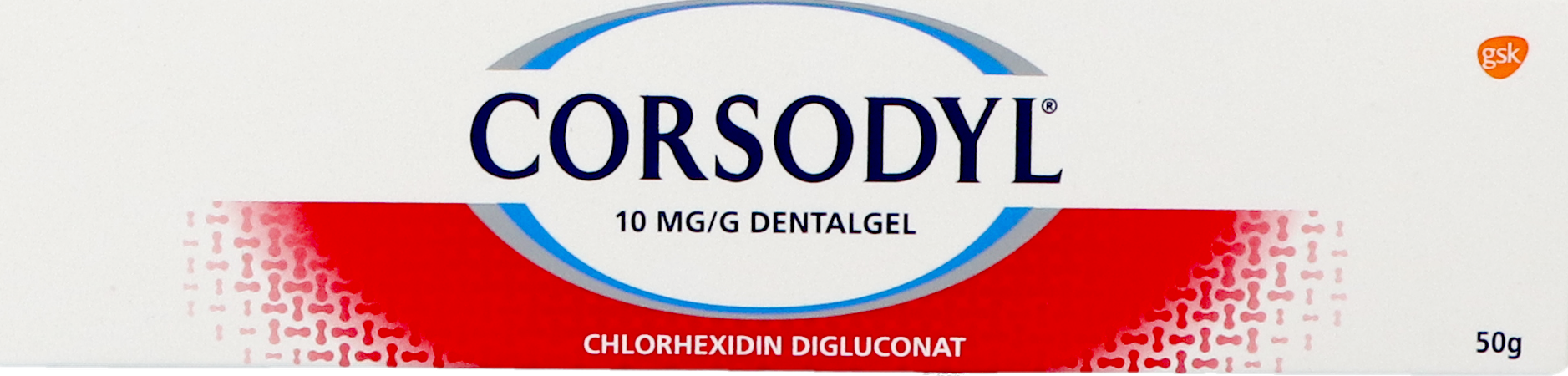 Corsodyl 10mg/g Gel Dentaire Tube 50g 1