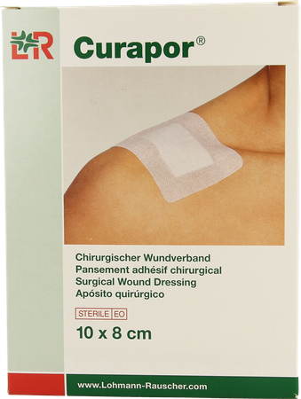 Curapor Verb Chirurg. Steriel 10cmx 8cm 5 32903 8