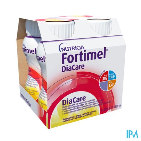 Fortimel DiaCare goût vanille Bouteilles 4x200ml