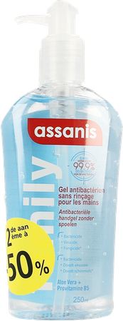 Assanis Family Gel 2x250ml 2eme -50% 1
