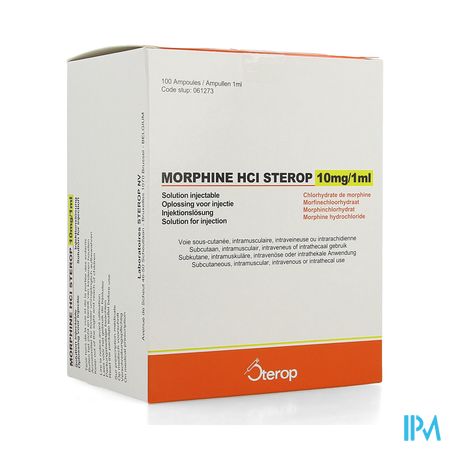 Sterop Morf 10mg 1ml Z/b 100 Amp