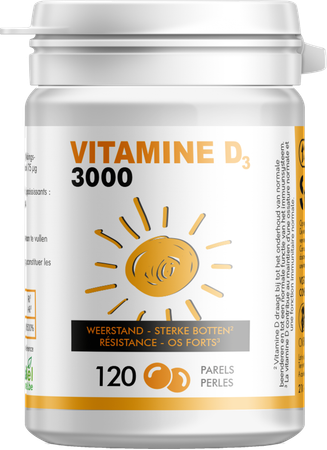 Soria Vitamine D 3000iu Parels 120 2