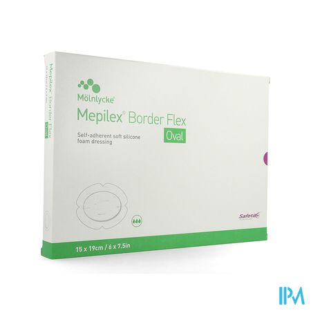 Mepilex Border Flex Oval Verb 15x19cm 5 583400