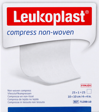 Leukoplast Compress N/woven St. 10cmx10cm 25 1