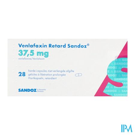 Venlafaxin Retard Sandoz 37,5mg Lib.prol. Caps 28 1