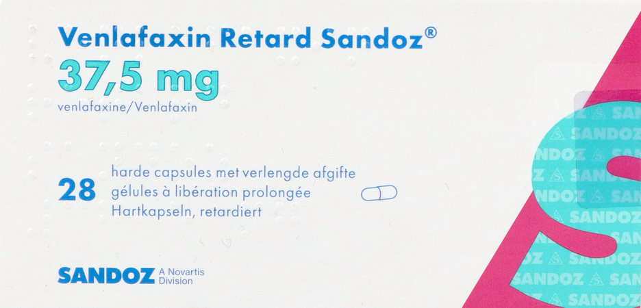 Venlafaxin Retard Sandoz 37,5mg Verl.afg. Caps 28 1