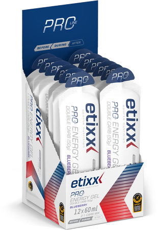 Etixx Double Carb Energy Gel Prol.blueberry12x60ml 1