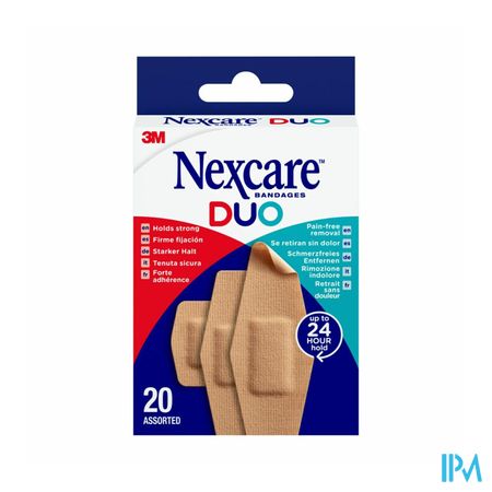 Nexcare 3m Duo Pansement Assortiment 20 2