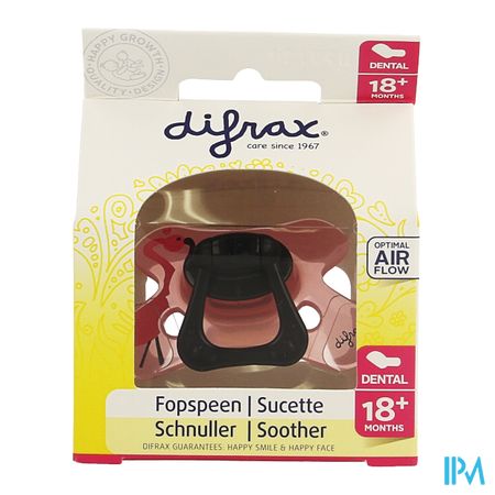 Difrax Fopspeen Sil Dental Xtr Sterk Girl 18m+ 342 5