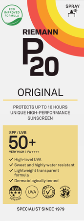 P20 Zonnespray Ip50+ 175ml 1
