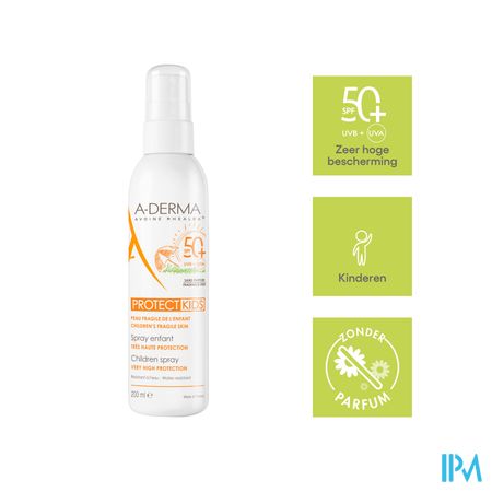 Aderma Protect Spray Kind Spf50+ 200ml 5