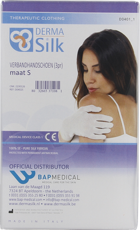 Dermasilk Verbandhandschoen Small 3paar 3017263 1