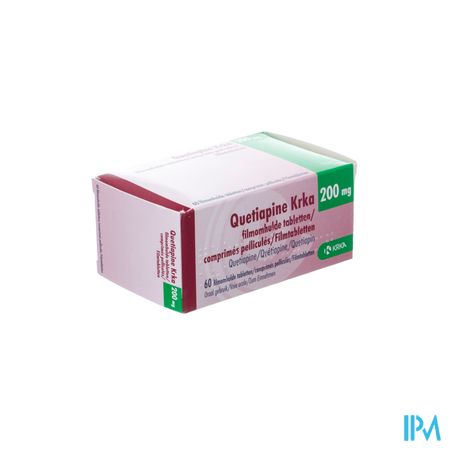 Quetiapine Krka 200mg Filmomh Tabl 60