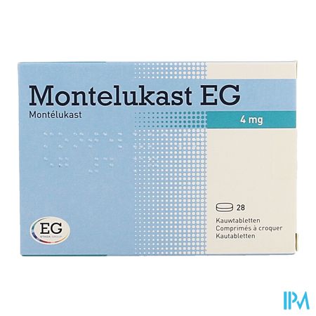 Montelukast EG Comp A Croquer 28 X 4 Mg 1