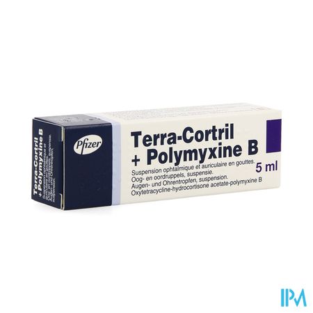 Terra-cortril Susp Opht/otic 1 X 5ml