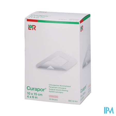 Curapor Pans Chirurg. Steril 15cmx10cm 50 32914 1