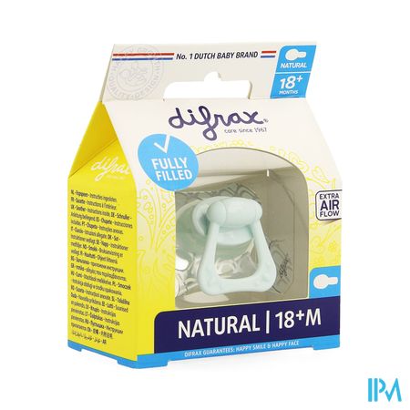 Difrax Fopspeen Natural 18m+ Girl 1