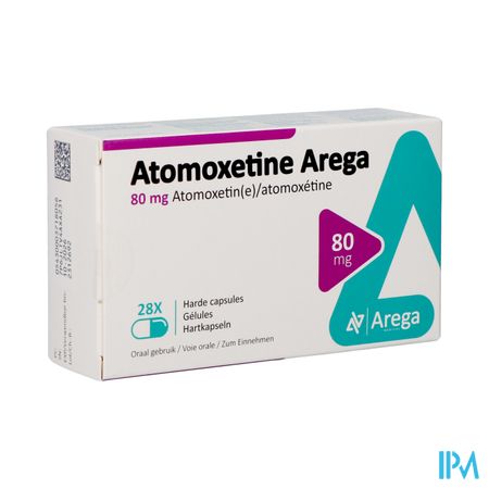 Atomoxetine Arega 80mg Harde Caps 28 Pip