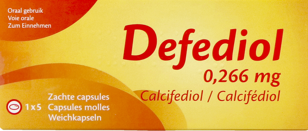Defediol 0,266mg Zachte Caps 5 1