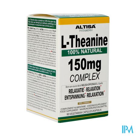 Altisa l-theanine 150mg Complex Pot V-caps 90