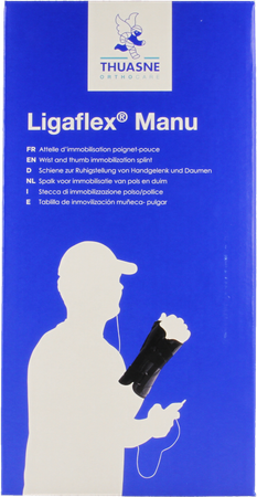 Ligaflex Manu Pols Rechts Zwart T4 1