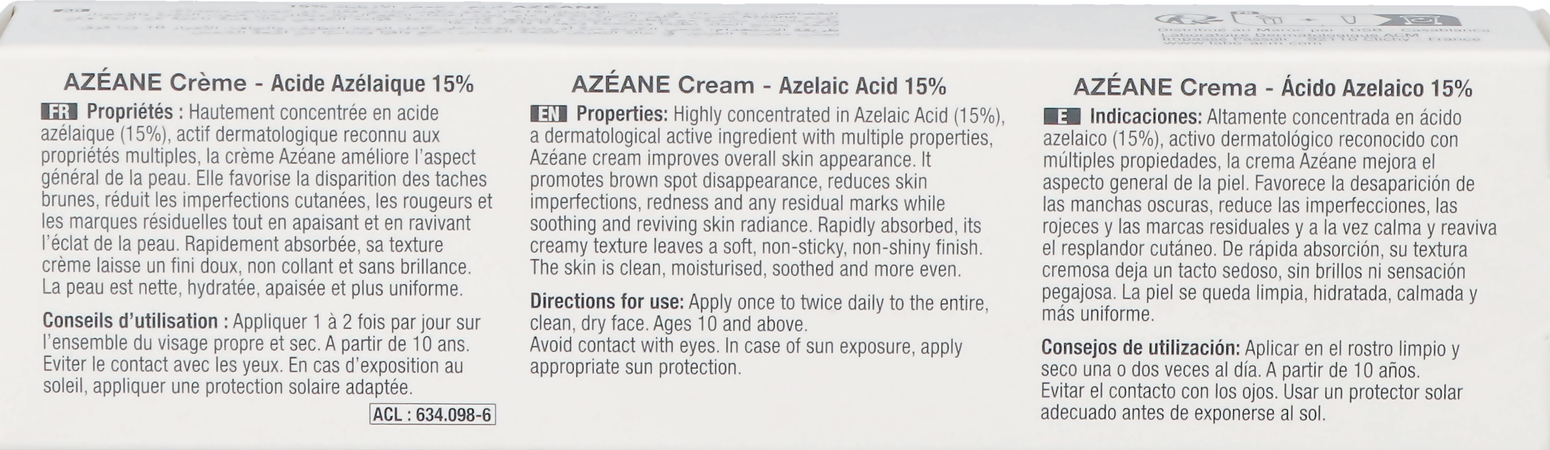Azeane Creme Acide Azelaique 15% 30ml 4