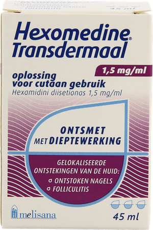 Hexomedine Sol 45ml Transcut 4