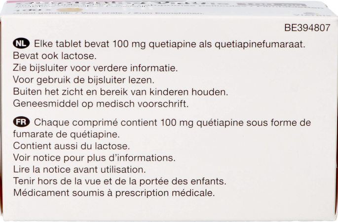 Quetiapine Viatris 100mg Filmomh Tabl 100 5