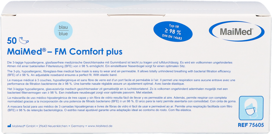Maimed Mondmasker Chirurgisch Comfort 2r 50 2