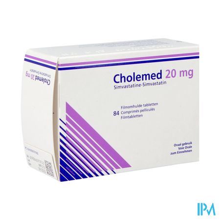 Cholemed 20mg Comp Enrob 84 X 20mg