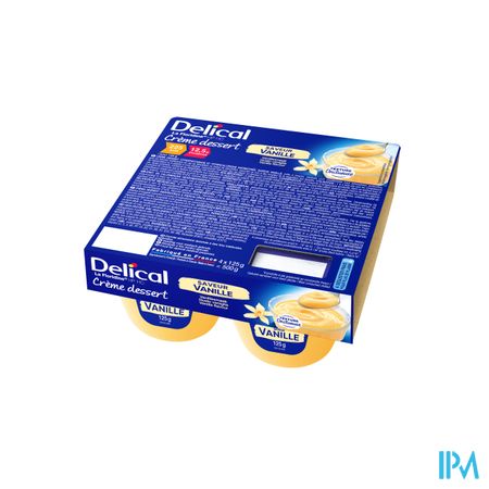Delical Creme Dessert La Floridine Vanille 4x125g